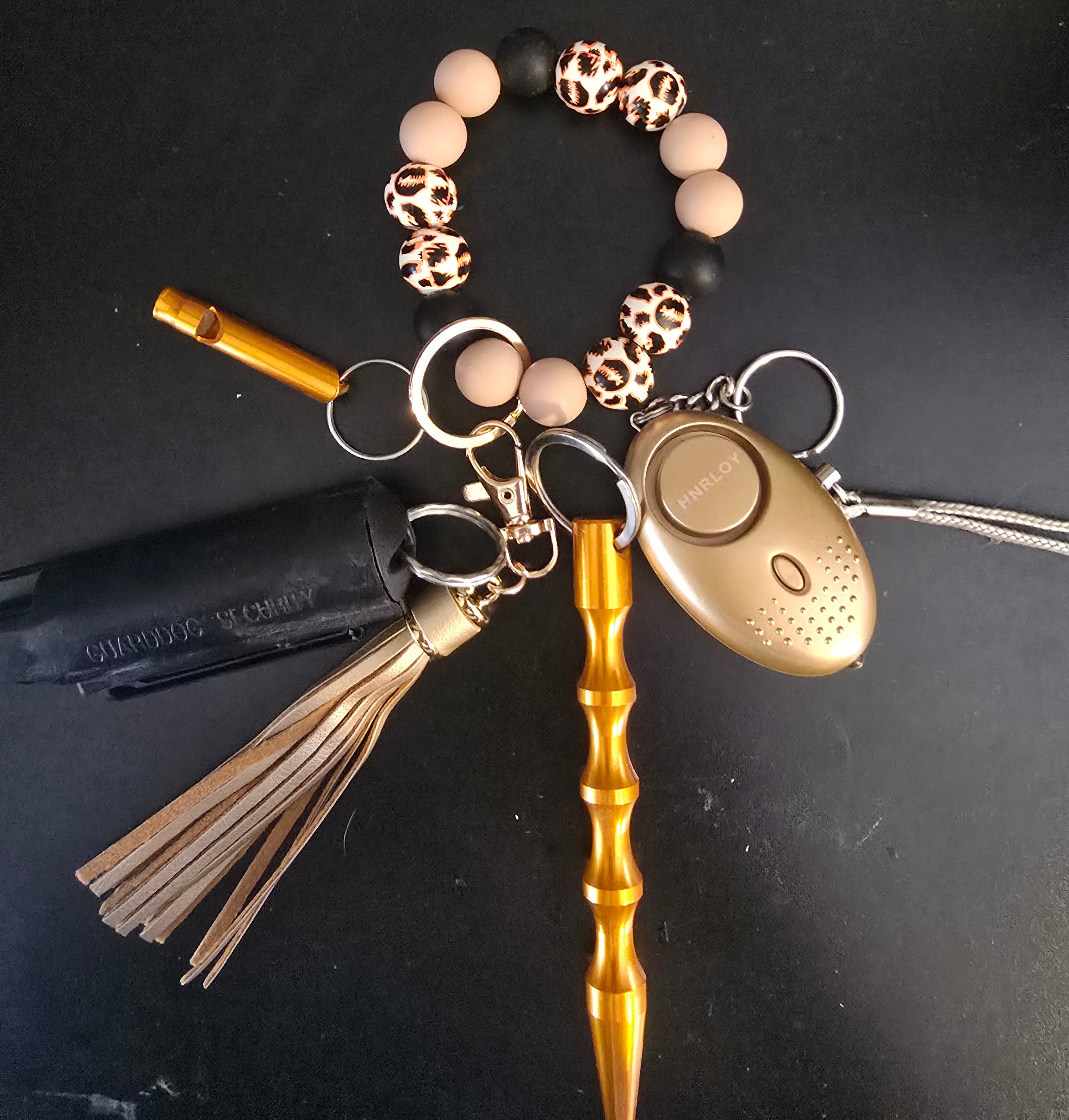 Leppard Beaded Wristlet's